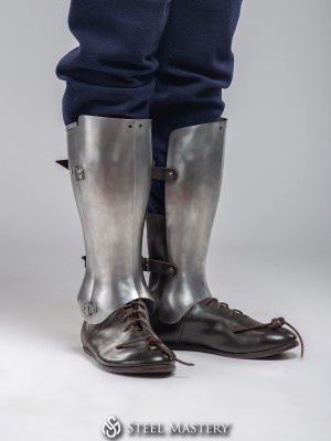 Three quarters greaves, XV century Corazza