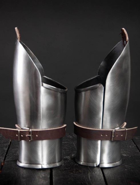 Medieval bracers, 1390-1430 years Metal bracers, couters and full arms