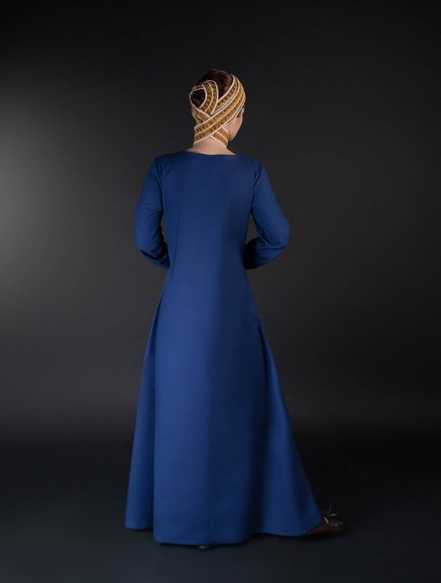 Medieval style dress with wide belt Women's dresses
