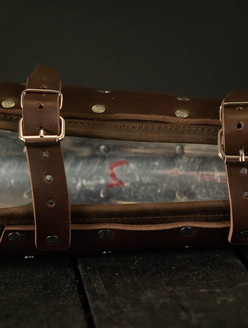 Leather brigantine kit in style of 14th century Armure de plaques