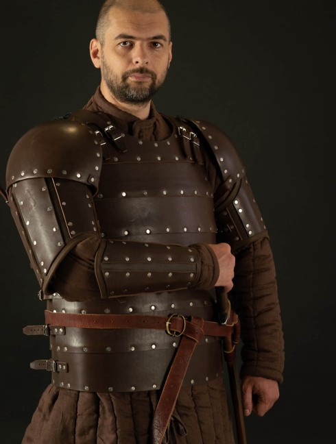 Leather brigandine kit in style of 14th century armor