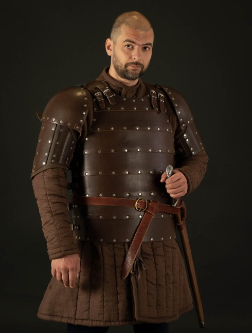 Leather brigandine kit in style of 14th century armor