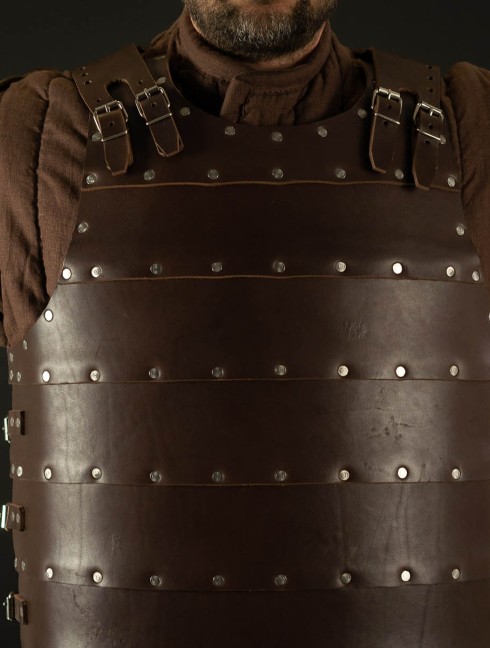 Leather brigantine kit in style of 14th century Corazza