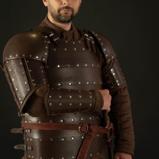 Leather brigandine set of the XIV century image-1