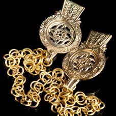 Medieval belt endings, XIV-XV centuries 1 pair in stock image-1