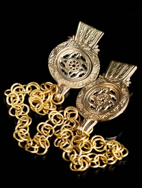Medieval belt endings, XIV-XV centuries Gegossene Gürtelsets