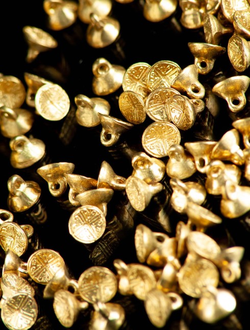 Medieval ornamented button, XIII-XV centuries Buttons, hooks, pins