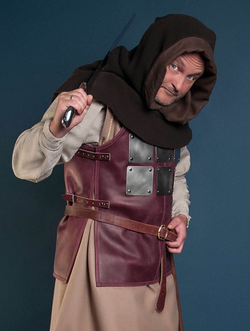 Medieval hood with long tail Headwear