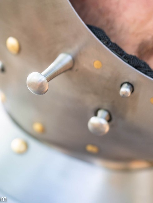 Armet, part of full plate armor (garniture) of George Clifford, end of the XVI century Plate armor