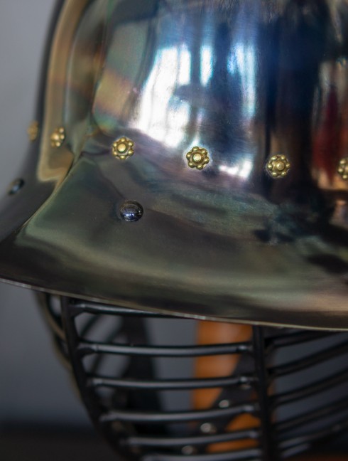 Early cabasset (chapel) Plate armor