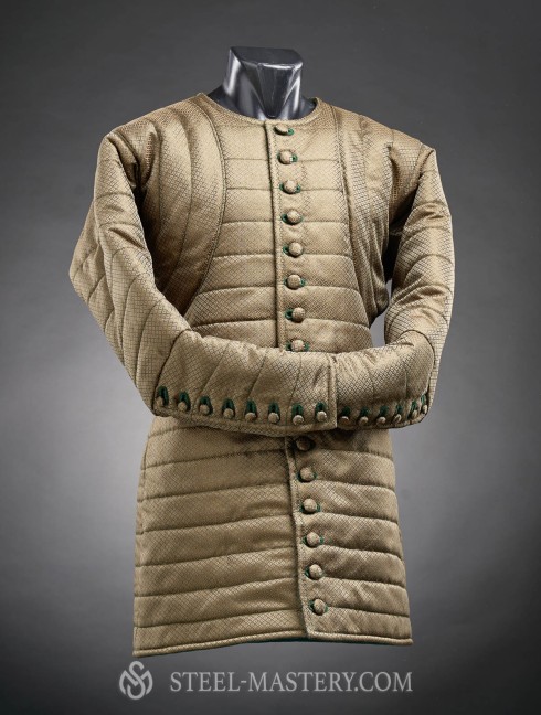 Royal gambeson of patterned  fabric Gambison