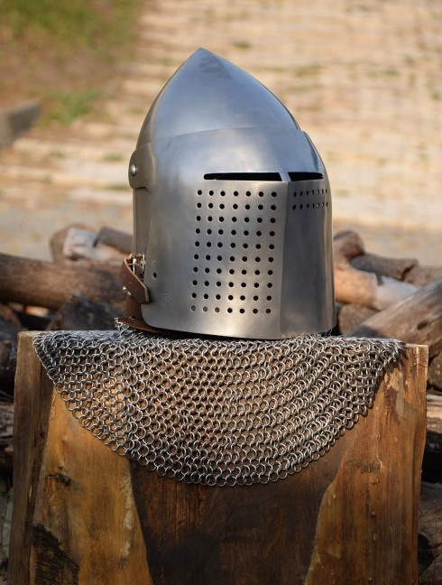 Bascinet for modern fencing (medieval stylization) Plattenrüstungen