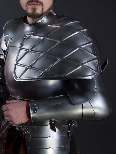 Full arm protection with pauldron, a part of the jousting knight armor, XVI century Plate armor