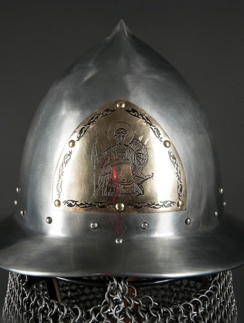Chapel with bar grill and mail aventail - Louis Armure de plaques