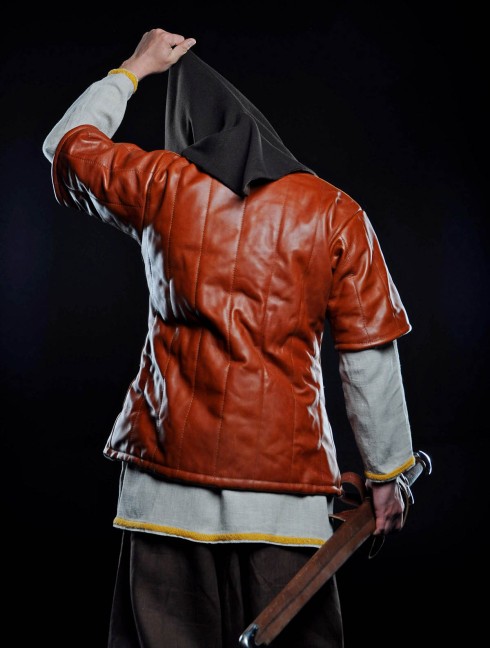 LEATHER VIKING GAMBESON Gambison
