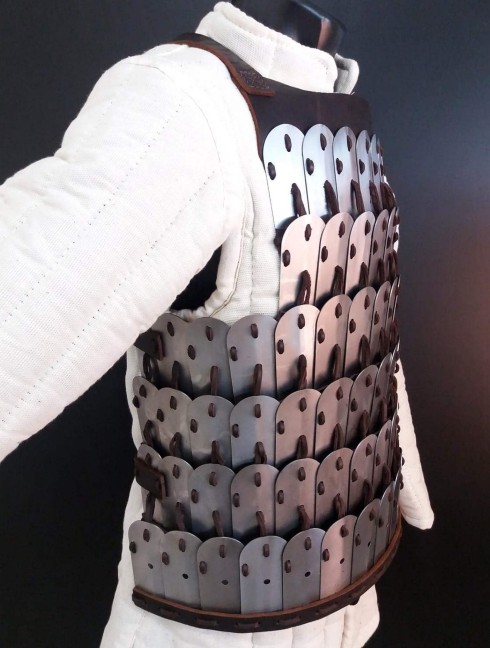 STEEL LAMELLAR ARMOR BREASTPLATE Lamellar body protection