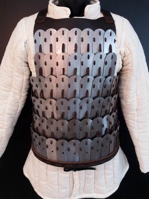 STEEL LAMELLAR ARMOR BREASTPLATE Lamellenpanzer
