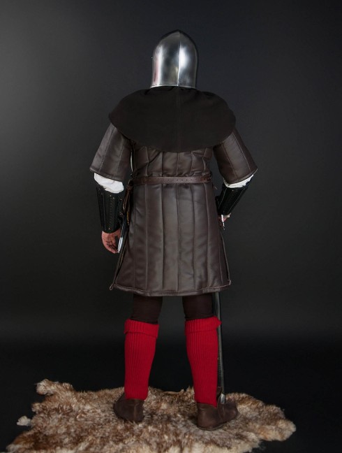 LEATHER GAMBESON JACKET Gambeson