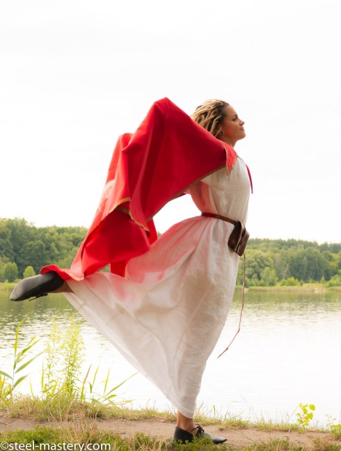 “VIKING STYLE” CLOAK WITH PELERINE Manteaux et capes
