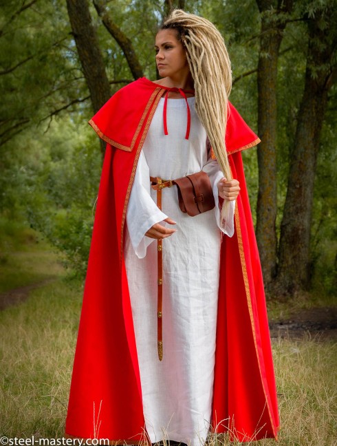 “VIKING STYLE” CLOAK WITH PELERINE Manteaux et capes