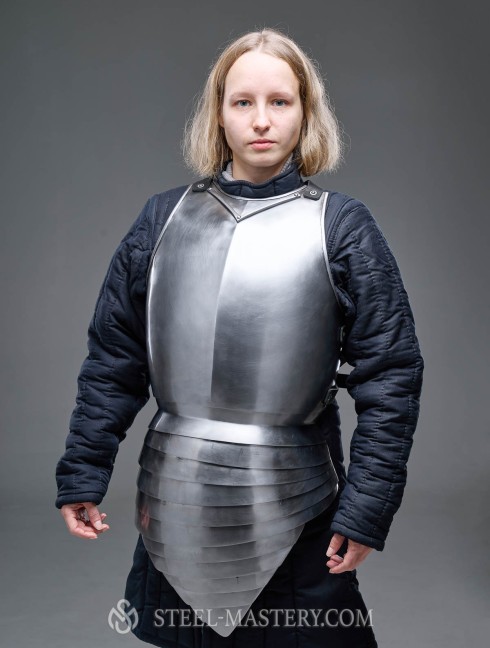 KNIGHT STRAPPED-ON BREASTPLATE OF XIV CENTURY 