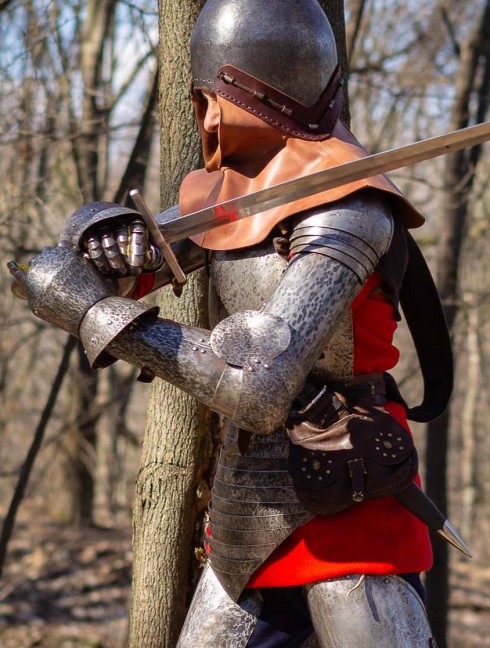 KNIGHT PLATE ARMS AND SHOULDERS OF XIV CENTURY Schulterplatten