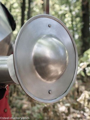 MEDIEVAL STEEL SHIELD BUCKLER 