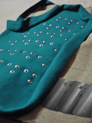 Do It Yourself Brigandine constructor - Green Brigandinas