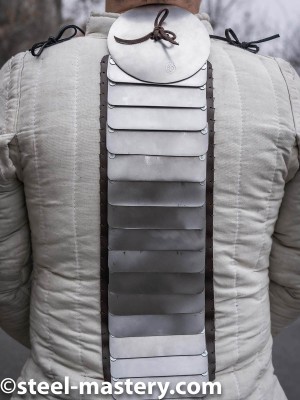 Additional back protection Scale body armour and plates