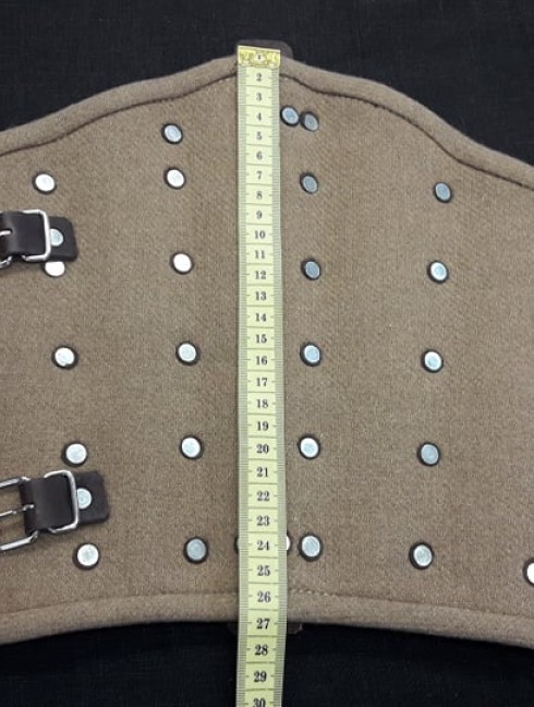 WOOLEN MEDIEVAL BRACERS COLOR "COFFEE WITH MILK"