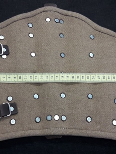 WOOLEN MEDIEVAL BRACERS COLOR "COFFEE WITH MILK"