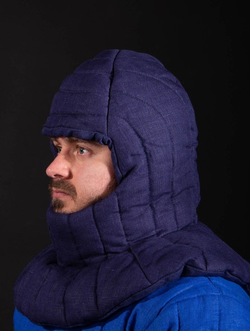 Padded Medieval coif Transatlantici imbottiti e cappelli