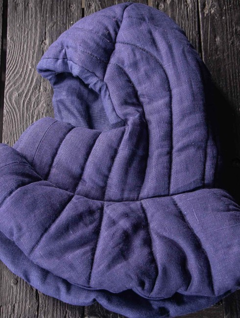 Padded Medieval coif Transatlantici imbottiti e cappelli