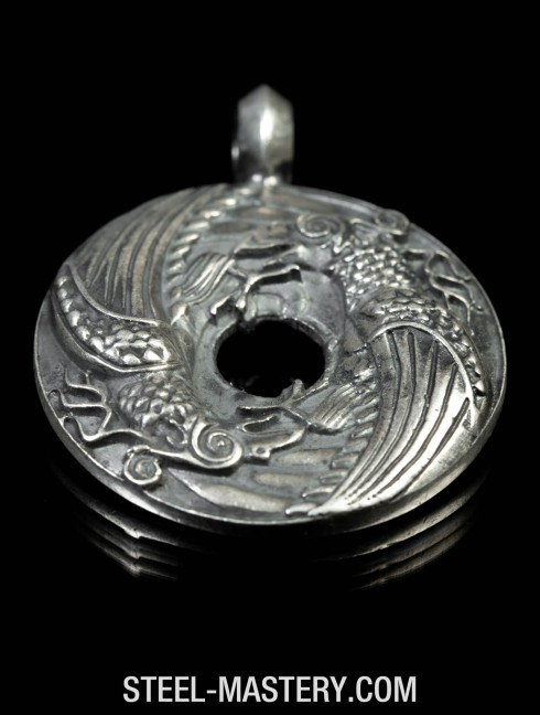 Odins ravens Huginn and Muninn - Viking talisman Pendants