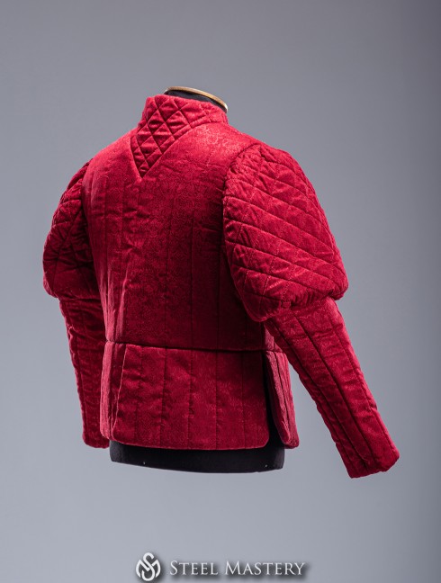 Jacquard Renaissance quilted doublet Padded armour