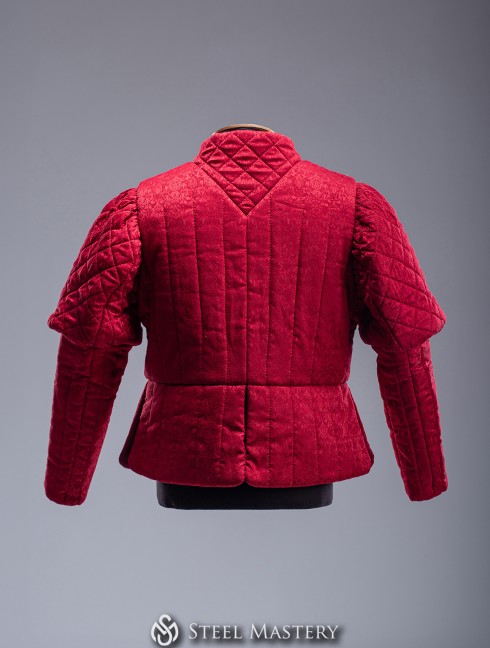 Jacquard Renaissance quilted doublet Padded armour