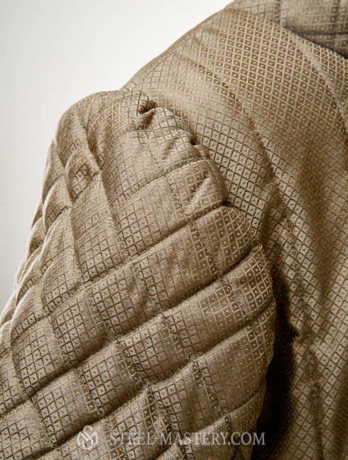 Jacquard Renaissance quilted doublet Padded armour