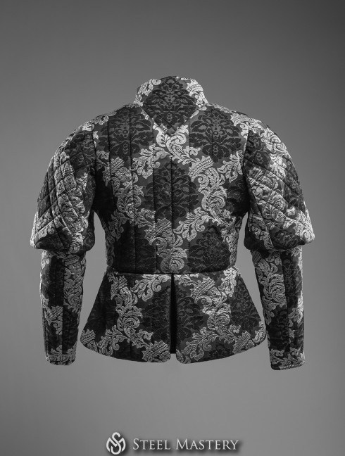 Jacquard Renaissance quilted doublet Padded armour