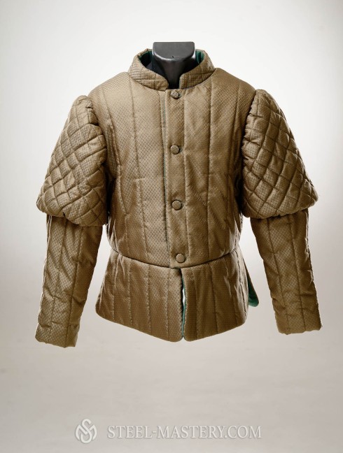 Jacquard Renaissance quilted doublet Armadura acolchada