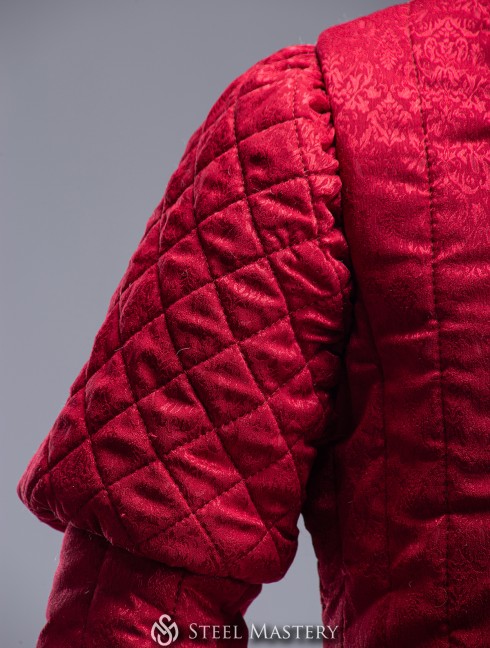 Jacquard Renaissance quilted doublet Padded armour