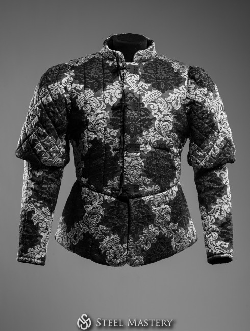 Jacquard Renaissance quilted doublet Padded armour