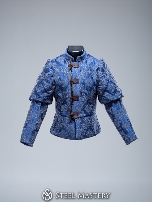 Jacquard Renaissance quilted doublet Padded armour