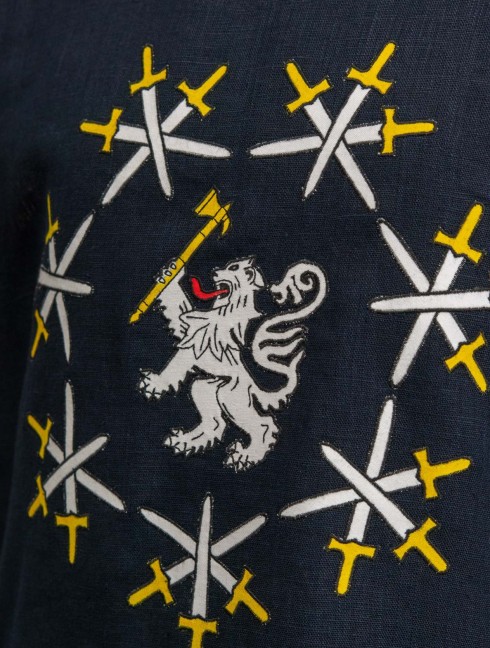 Tabard with swords and lion Divise