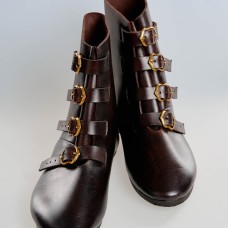 High boots with buckles, 15th century image-1