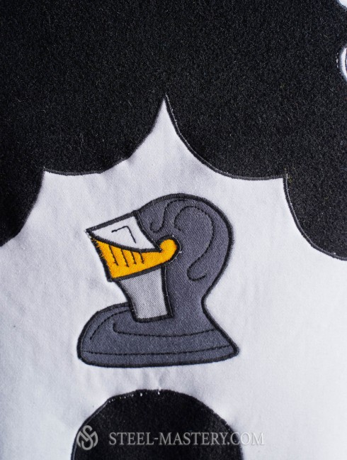Black tabard with  Waffenröcke