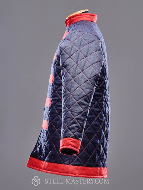 Birka quilted viking caftan Gambesón.