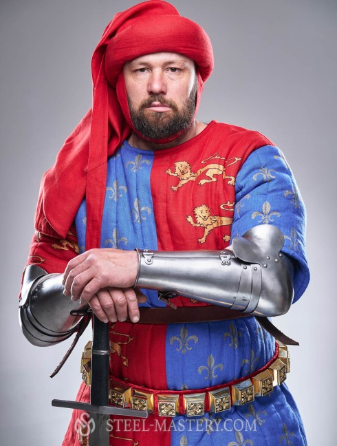Costume of English knight from Battle of Poitiers, stylization Alte Kategorien