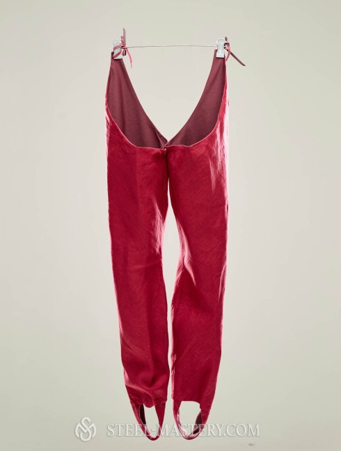 LINEN CHAUSSES WITH FOOTSTRAPS  Listo para enviar