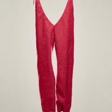 LINEN CHAUSSES WITH FOOTSTRAPS  image-1