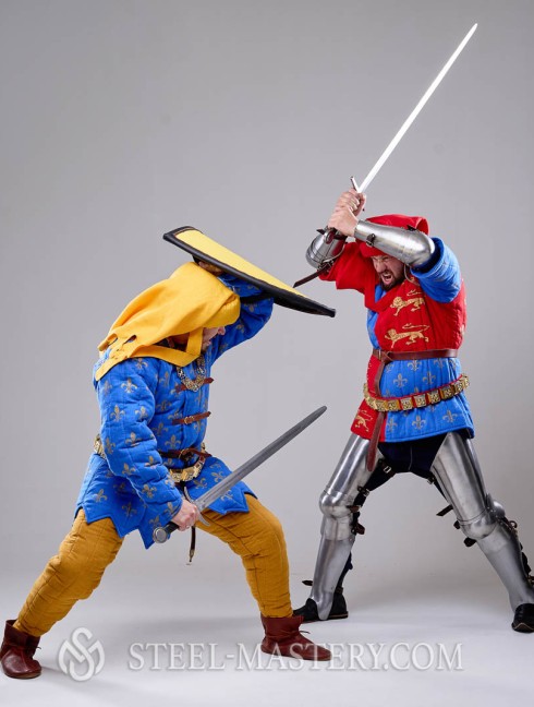 Costume of French knight from Battle of Poitiers, stylization Alte Kategorien